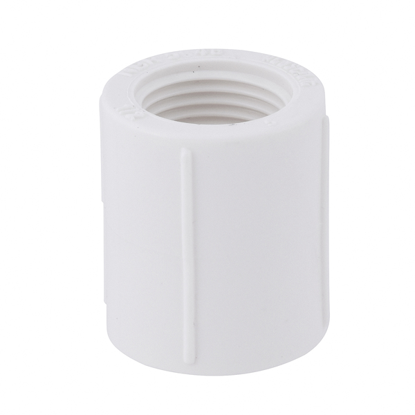 luva 1/2" pvc roscável